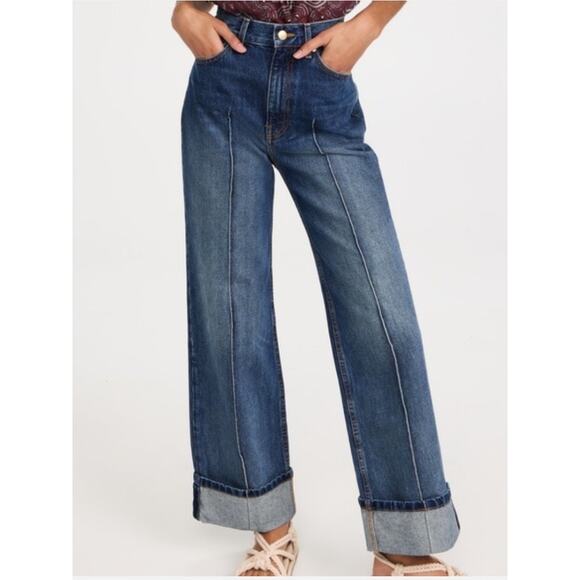 Ulla Johnson Denim - Ulla Johnson Genevieve Jeans Cuffed Hem Size 26